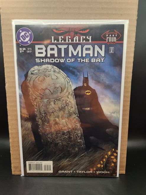 Legacy Batman Shadow of the Bat #54 Sept. '96 combined shipping