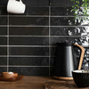 Asly Black Floor & Wall Tile 300 x 75 x 10mm