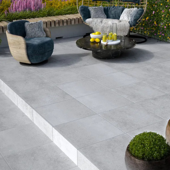 Materia Perla Matt Outdoor Floor Tile  600 x 600 x 20mm