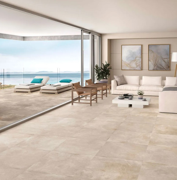 Monolith Beige Outdoor Floor Tile 595 x 595 x 20mm