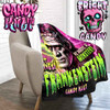 Frankenstein Fright Candy Micro Fleece Blanket