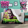 Frankenstein Fright Candy Micro Fleece Blanket