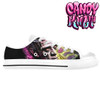 Frankenstein Fright Candy White LADIES Canvas Shoes