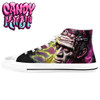 Frankenstein Fright Candy White Women's Classic High Top Canvas Shoes