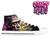 Frankenstein Fright Candy White Men’s Classic High Top Canvas Shoes