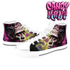 Frankenstein Fright Candy White Men’s Classic High Top Canvas Shoes