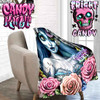 Corpse Bride Waiting For You Fright Candy Micro Fleece Blanket
