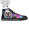 Trippy Mouse Women's Classic High Top Canvas Shoes