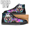 Trippy Mouse Women's Classic High Top Canvas Shoes