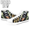 Wanted Vigilante White Men’s Classic High Top Canvas Shoes