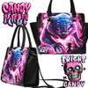 Cheshire Werecat Fright Candy Crossbody Handbag