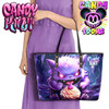 Ghost Type Cafe Cupcake Candy Toons Large Tote Bag