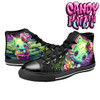 Zombie Kitty Fright Candy Women's Classic High Top Canvas Shoes