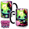 Zombie Kitty Fright Candy Dark Large Mug