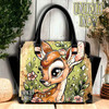 Bambi Tattoo Art Undead Inc PU Leather Shoulder / Hand Bag