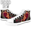Cursed Beast White Women's Classic High Top Canvas Shoes