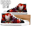 Little Pennywise White Men’s Classic High Top Canvas Shoes