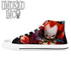 Little Pennywise White Men’s Classic High Top Canvas Shoes