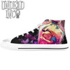 Dreaming Of Wonderland White Women's Classic High Top Canvas Shoes