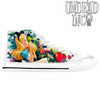 Vintage Wonderland White Women's Classic High Top Canvas Shoes