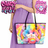 For The Love Of Rainbows Retro Candy Large Tote Bag