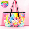 For The Love Of Rainbows Retro Candy Large Tote Bag