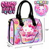 Sundae Kitty Kawaii Candy Boston Convertible Crossbody Handbag