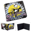 Nightmare Before Christmas Jack Skellington Moonlight Stripe PU Leather Bifold Wallet