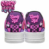 Devilish Sticker Wall Purple Candy Kult Kicks Women's Sneakers Black