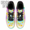 Watercolor Wishes Rainbow Undead Inc Women's Casual Sneakers Black
