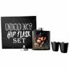 Motorhead Lemmy Kilmister Undead Inc Hip Flask Set