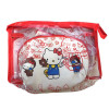 Sanrio Hello Kitty Pu Leather Makeup Cosmetics & Travel Bag Set Of 3