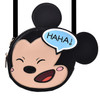 Mickey Mouse Cartoon Laughs Pu Leather Shoulder Bag