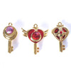 Sailor Moon Keys Necklace & Key Chain Box Set Of 3