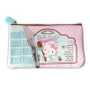 Hello Kitty Chocolate Bar PU Leather Makeup Cosmetics Bag