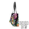 Alice In Wonderland Mad World Large Pu Leather Handbag / Shoulder Bag