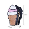 Ice Cream Cone Shoulder Bag / Clutch