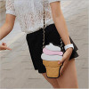 Ice Cream Cone Shoulder Bag / Clutch