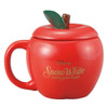Snow White Apple Mug With Lid