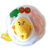 Gudetama The Lazy Egg Bacon Plate Plush Pouch Bag