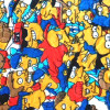 The Simpsons Characters Fleece Blanket
