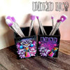 Yzma Undead Inc - 10pcs Makeup Brush & Holder Set