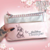 Thumper Bambi Glitter LARGE Travel Makeup Cosmetics Bag Set Of 2