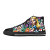 Alice In Wonderland Melted Dreams Women's Classic High Top Canvas Shoes