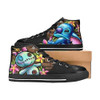 Stitch Crayon Graffiti Men’s Classic High Top Canvas Shoes