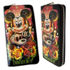 Mickey Day Of The Dead Undead Inc Premium Pu Leather Long Line Wallet