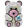 Teddy Bear Crystalized Clutch Purse