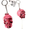 Skull Candy Lollipop Keychain
