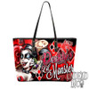 Harley Quinn Daddy's Lil Monster Large Pu Leather Handbag / Shoulder Bag