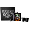 Joker Mugshot Undead Inc Hip Flask Set